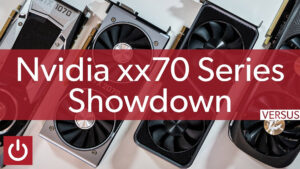 Nvidia의 GeForce GTX 1070, RTX 2070, 3070 및 4070을 비교해 보겠습니다.