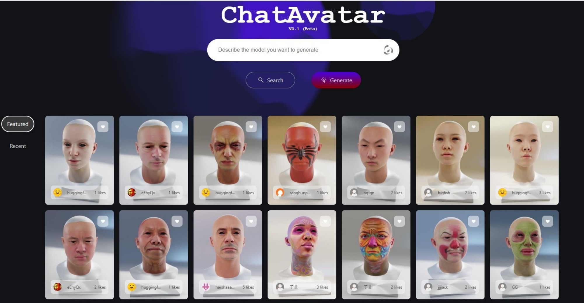 メタバースのスタートアップ Deemos がジェネレーティブ AI を利用した ChatAvatar をローンチ