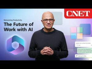 Evento sobre el futuro del trabajo de inteligencia artificial de Microsoft.
