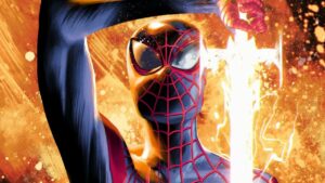 Miles Morales montre Devil May Cry Bonafides dans une couverture de variante de bande dessinée épique