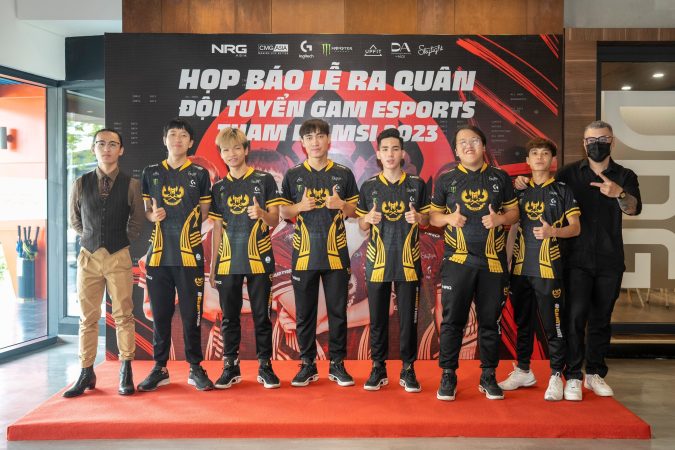 GAM Esports after qualifying for the 2023 MSI