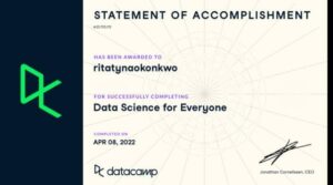 A Data Science hat hónapos sikertörténete