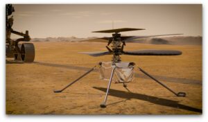 NASA Ingenuity Marsi helikopter lõpetas 50. lennu