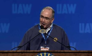 New UAW President Takes Hard Line on Upcoming Talks