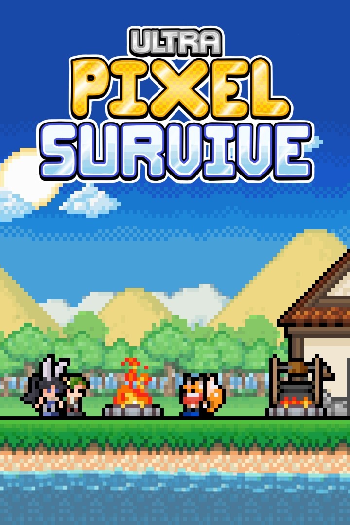 Ultra Pixel Survive - เนื้อหาศิลปะกล่อง