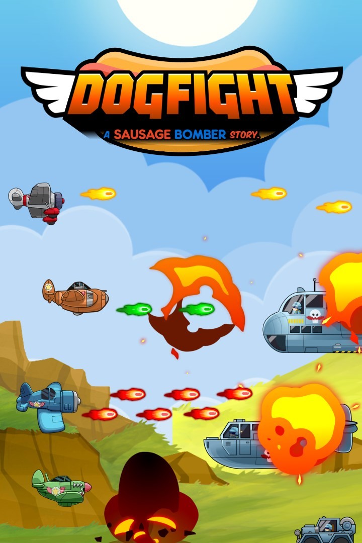 Dogfight – A Sausage Bomber Story – Box Art Asset