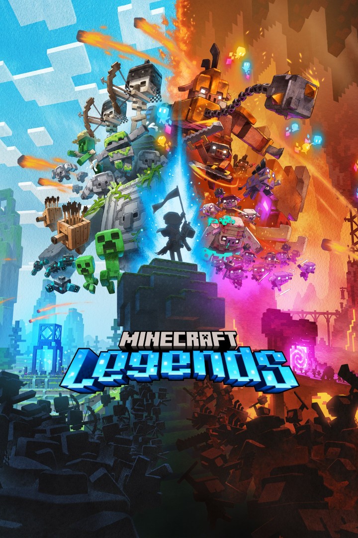 Minecraft Legends 盒子艺术资产