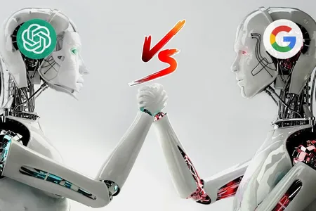 AI Giants Battle for Supremacy | Google vs. Microsoft