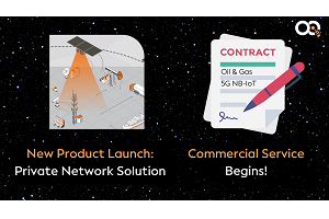 OQ Technology inicia serviço comercial usando sua constelação de satélites 5G para dispositivos IoT