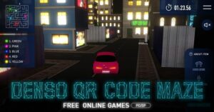 QRコードがゲームになる!? デンソー、無料オンラインゲーム「DENSO QR Code Maze」を提供開始