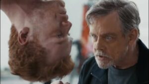 Tilfældig: Mark Hamill instruerer Padawan Cameron Monaghan i Star Wars Jedi: Survivor Skit