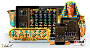 Red Rake Gaming raziskuje starodavni Egipt v novem video igralnem avtomatu ”Ramses Legacy”.