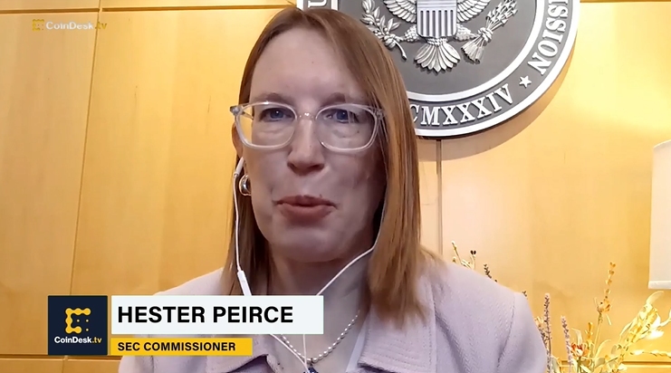 Coindesk TV Hester Peirce - SEC Asserts DeFi is Caught Under Securities Rules, Reopens Proposal to Widen Definition of Exchanges