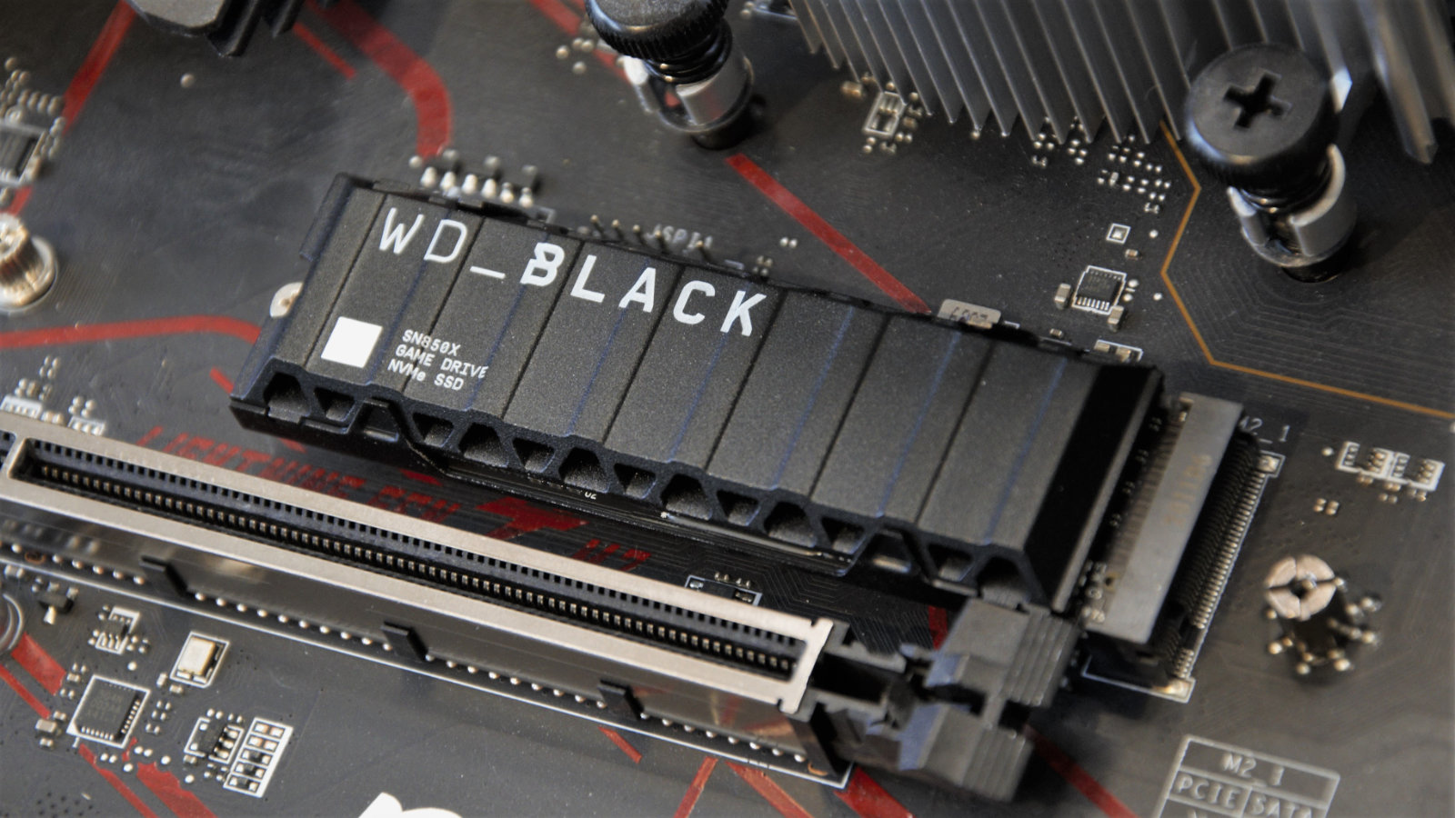 WD BLACK SN850X on MSI motherboard