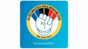 La "supermaggioranza" dei lavoratori di Sega of America annuncia l'intenzione di unirsi al sindacato