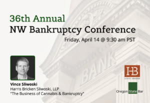 El negocio del cannabis y la bancarrota: 14 de abril en Portland