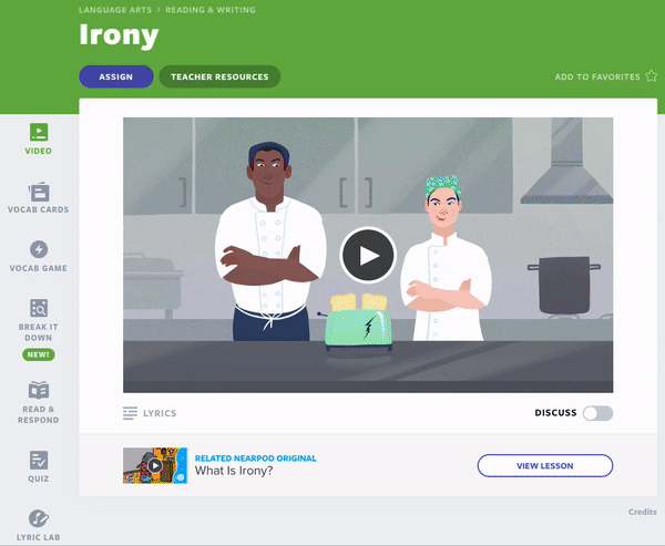 Types of irony lesson video