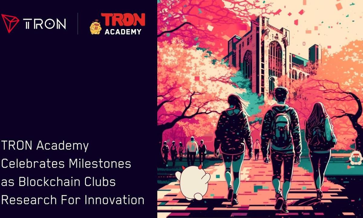 TRON Academy celebra hitos como Blockchain Clubs Research for Innovation