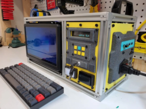 VHS Robot byter band, som sett i hackare