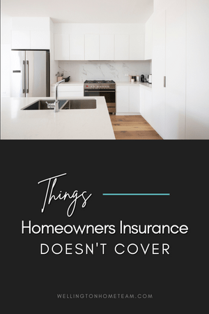 Things Homeowners Insurance Does Not Cover