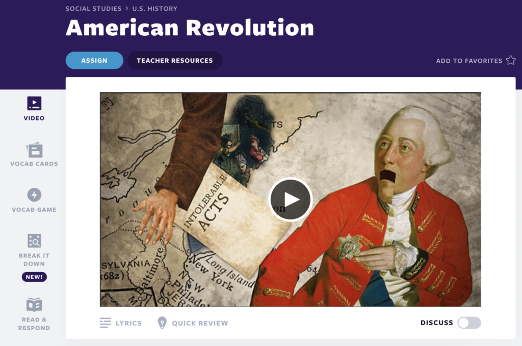 American Revolution video lesson