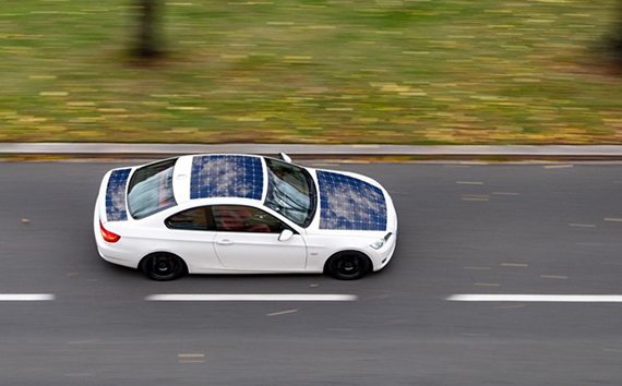 Solar Powered Electric Car Vehicle