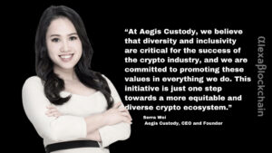Aegis Custody začenja novo pobudo za opolnomočenje kripto podjetij, ki jih vodijo ženske