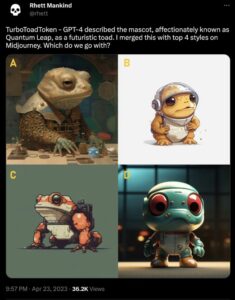 An Artist Asked ChatGPT How to Make a Popular Memecoin. The Result Is ‘TurboToad,’ and People Are Betting Millions of Dollars on It