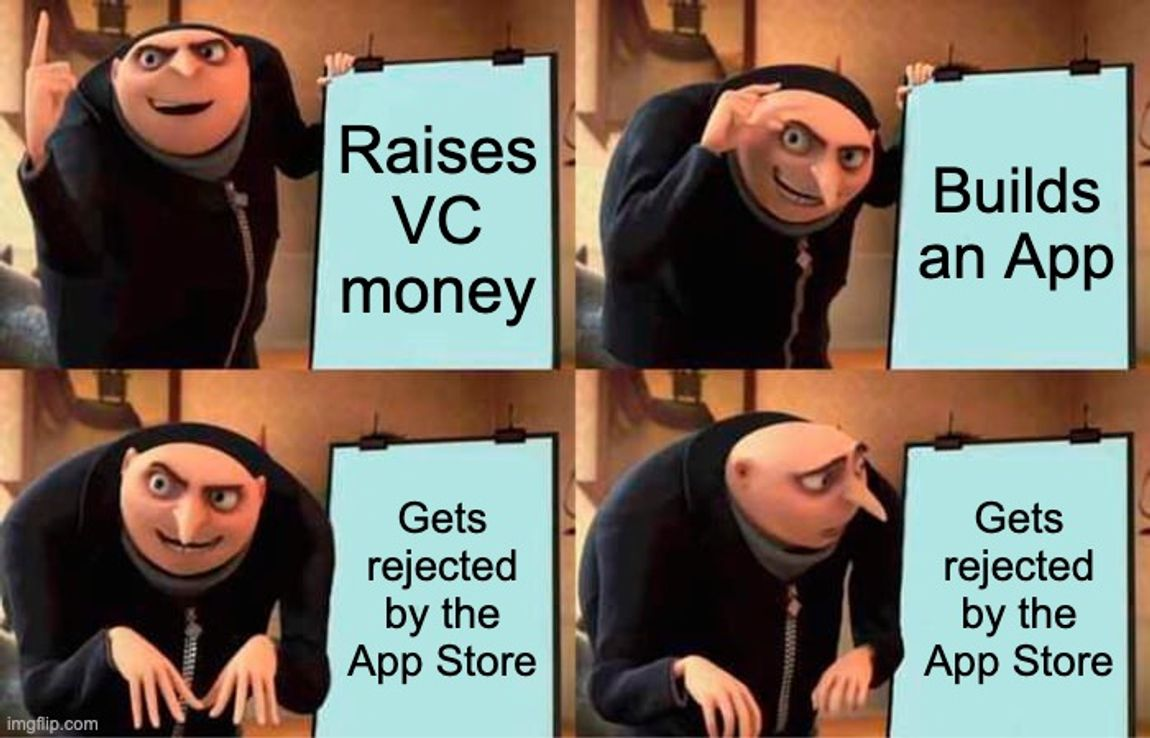 Aplikasi Apple Store VS Crypto