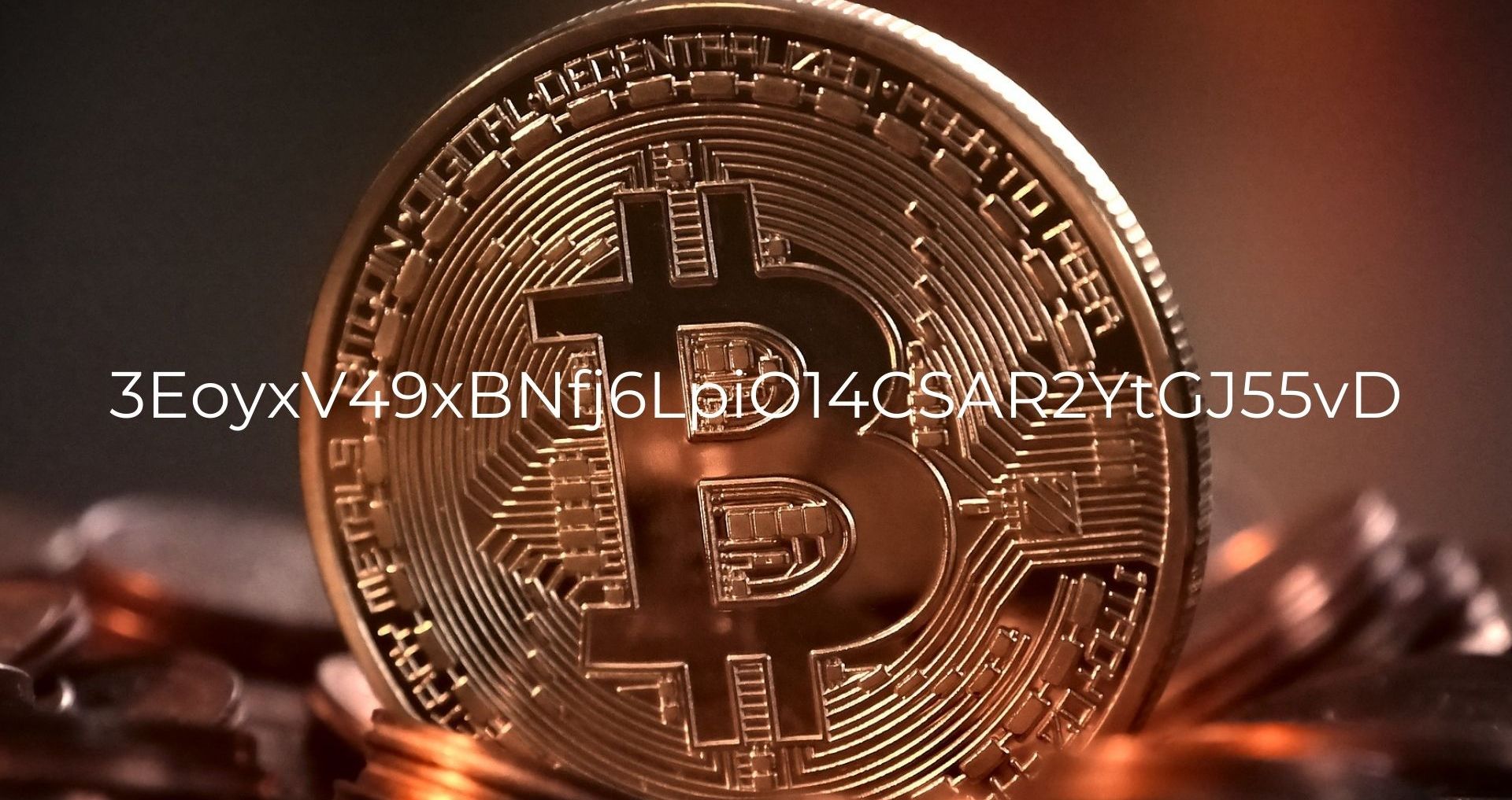 Gold Bitcoin Behind Random Wallet Address 