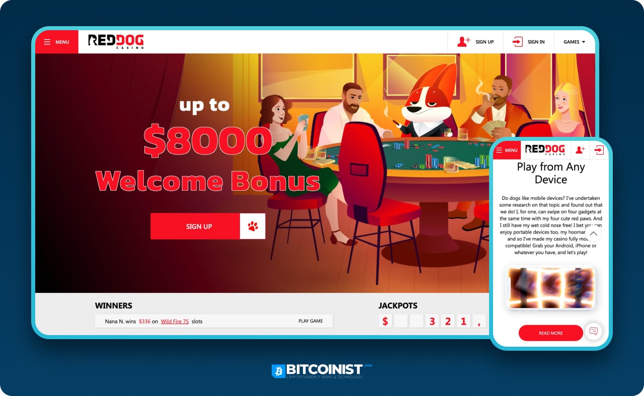 Red dog US bitcoin casino review