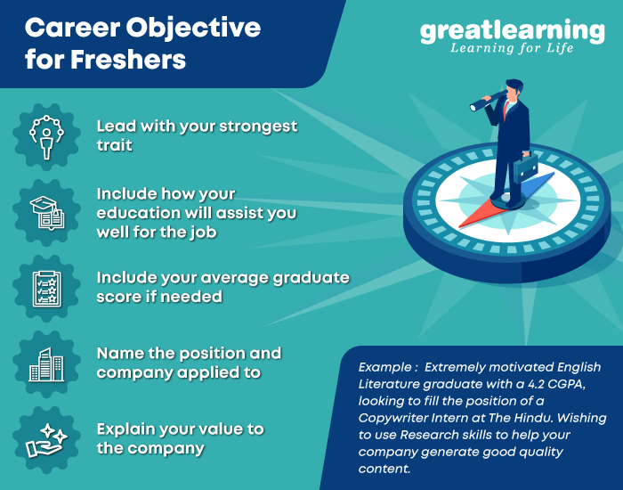 career objective for freshers 