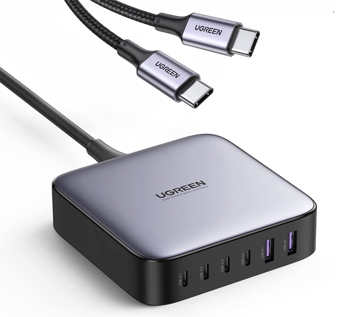 UGreen Nexode 200W USB-C Desktop Charger - Best mixed USB-A/USB-C desktop charger