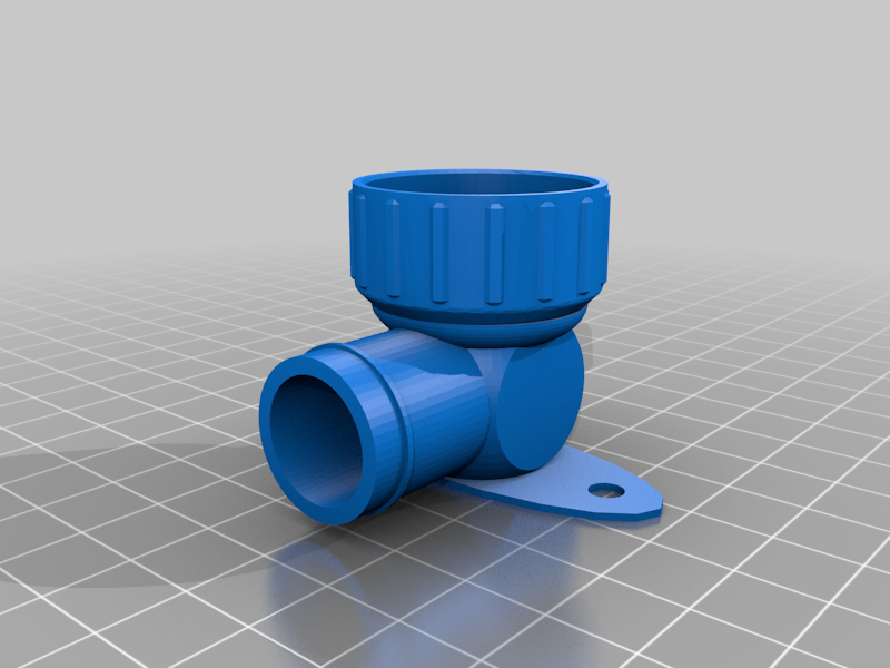 Adapter von Flasche auf 3/4″-Schlauch #3DThursday #3DPrinting