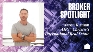 Pleins feux sur les courtiers : Aaron Kirman, AKG | Christie's Immobilier International