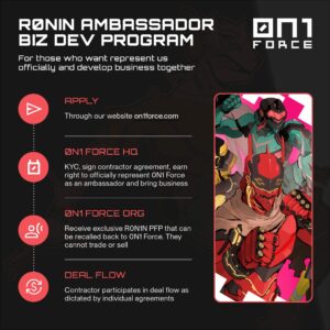 Building the 0N1 Force Brand: Franchise, R0N1N, and World Club Programs Explained | NFT CULTURE | NFT News | Web3 Culture | NFTs & Crypto Art