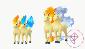 Kann Ponyta in Pokémon Go glänzend sein?