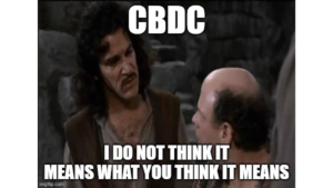 CBDC – zastavljanje težkih vprašanj – delčki na blokih