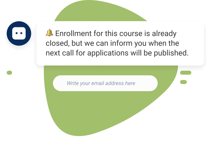 Education chatbot notification