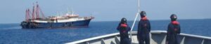 Kinesiske militærfartøyer skremmer indiske krigsskip fra ASEAN som øver i Sør-Kinahavet