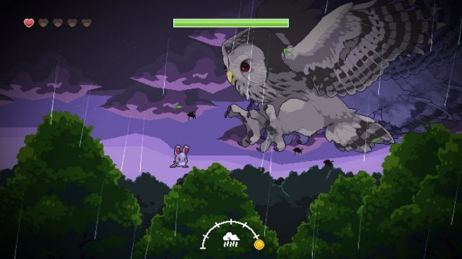 Echolocaution, akcijska igra Score Attack, prikaz sproščanja stikala