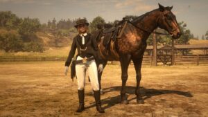 Emma's Adventures: I did horse dressage in Red Dead Online