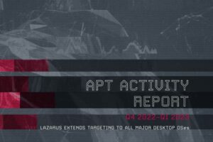 ESET APT Activiteitenrapport Q4 2022–Q1 2023