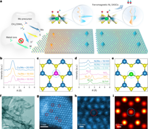 Feromagnetni enoatomski spin katalizator za pospeševanje cepitve vode - Nature Nanotechnology