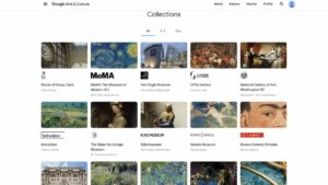 Google'i kunsti ja kultuuri tunniplaan