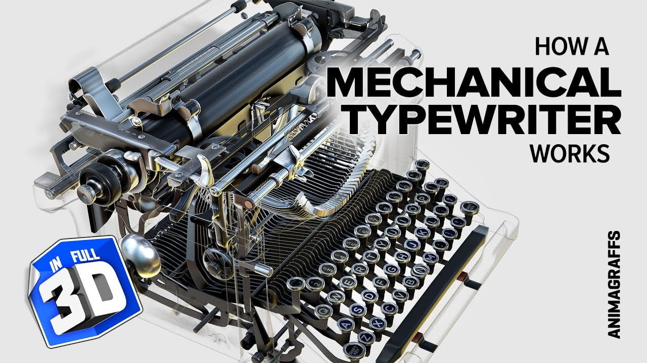 Comment fonctionne une machine à écrire mécanique