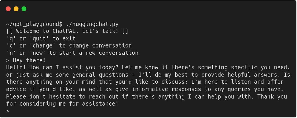 HuggingChat Python API: جایگزین بدون هزینه شما