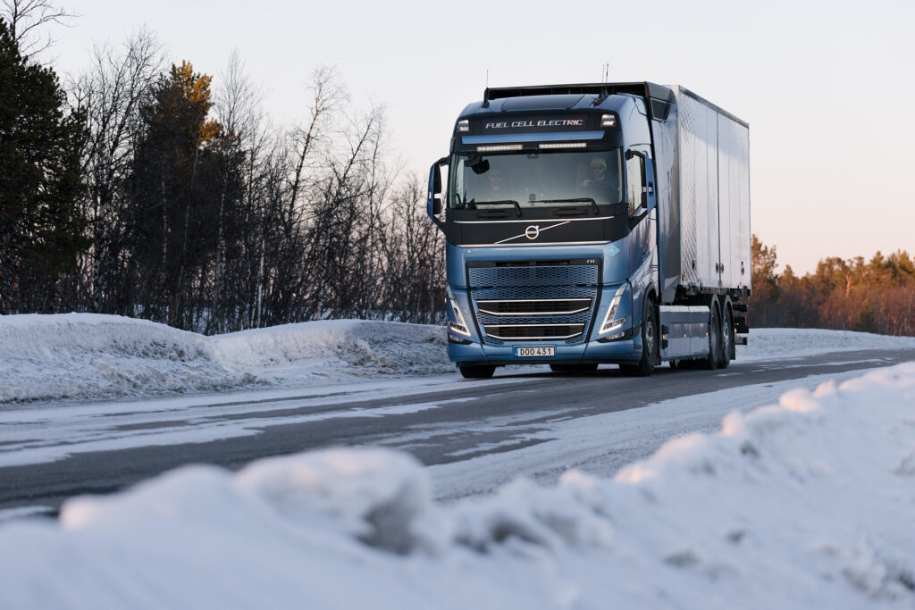 Hydrogen-Powered Electric Trucks Road-tested