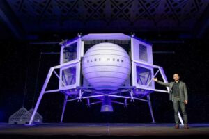 Jeff Bezos' Blue Origin vinner NASA-kontrakt for å bygge en astronaut månelander