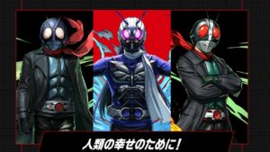 Kamen Rider-karakterer kommer til puslespill og drager i en begrenset periode